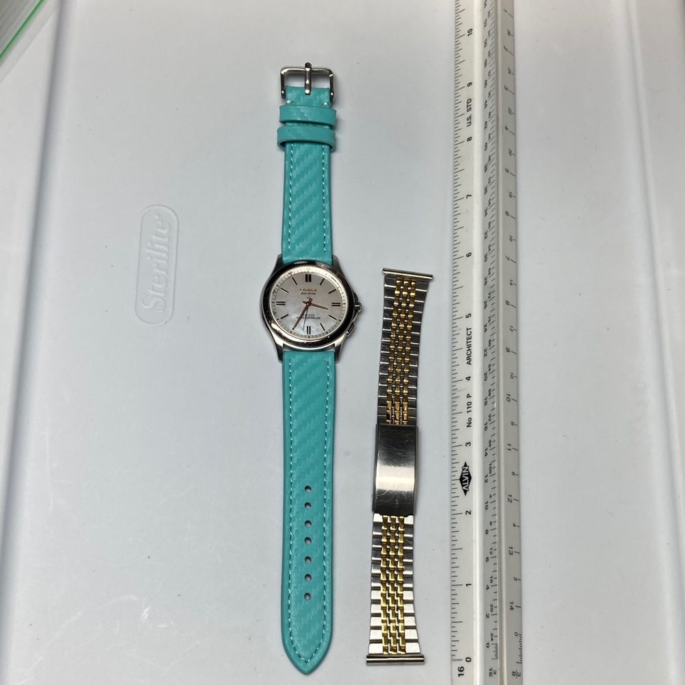 Citizen Exceed Eco Drive, H430-T005691, mother pearl dial, 2 straps - Picture 14 of 16